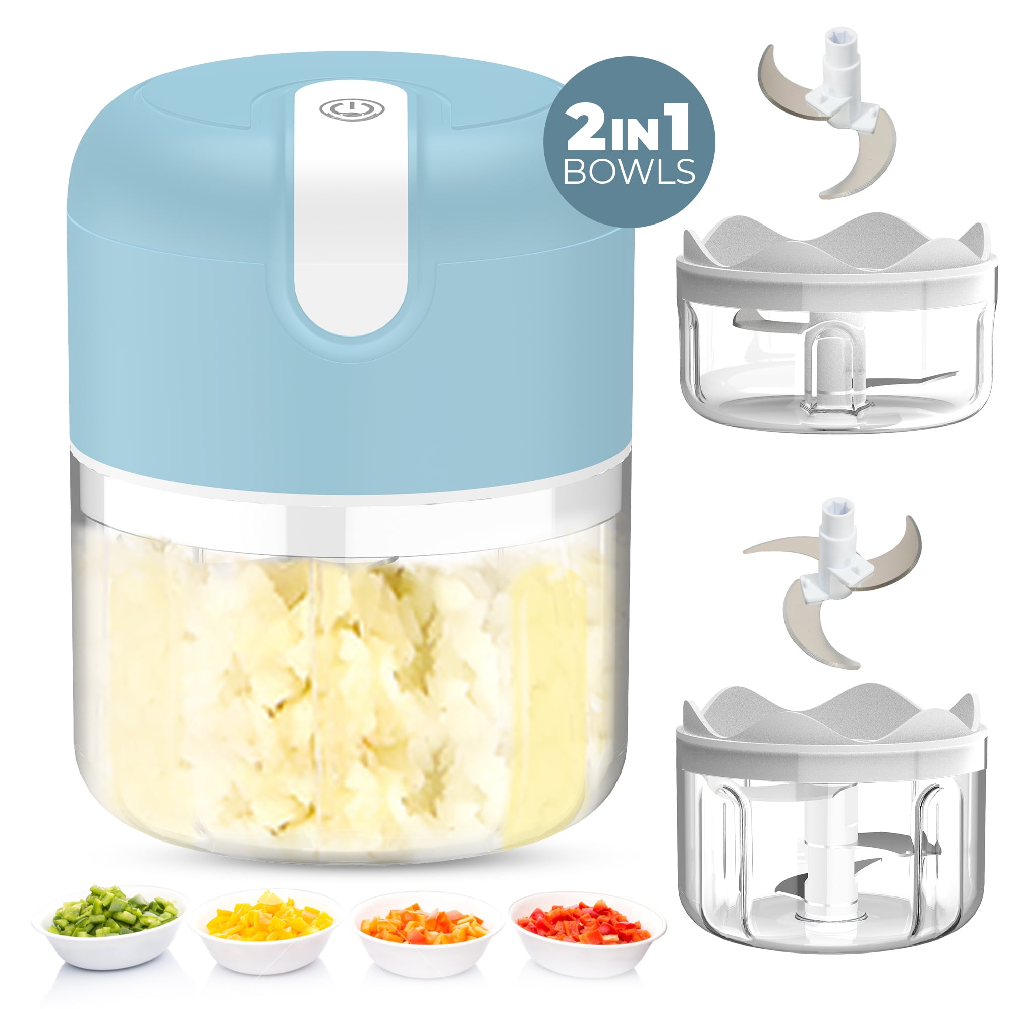 Household Small Electric Garlic Blender Garlic Chopper - Temu