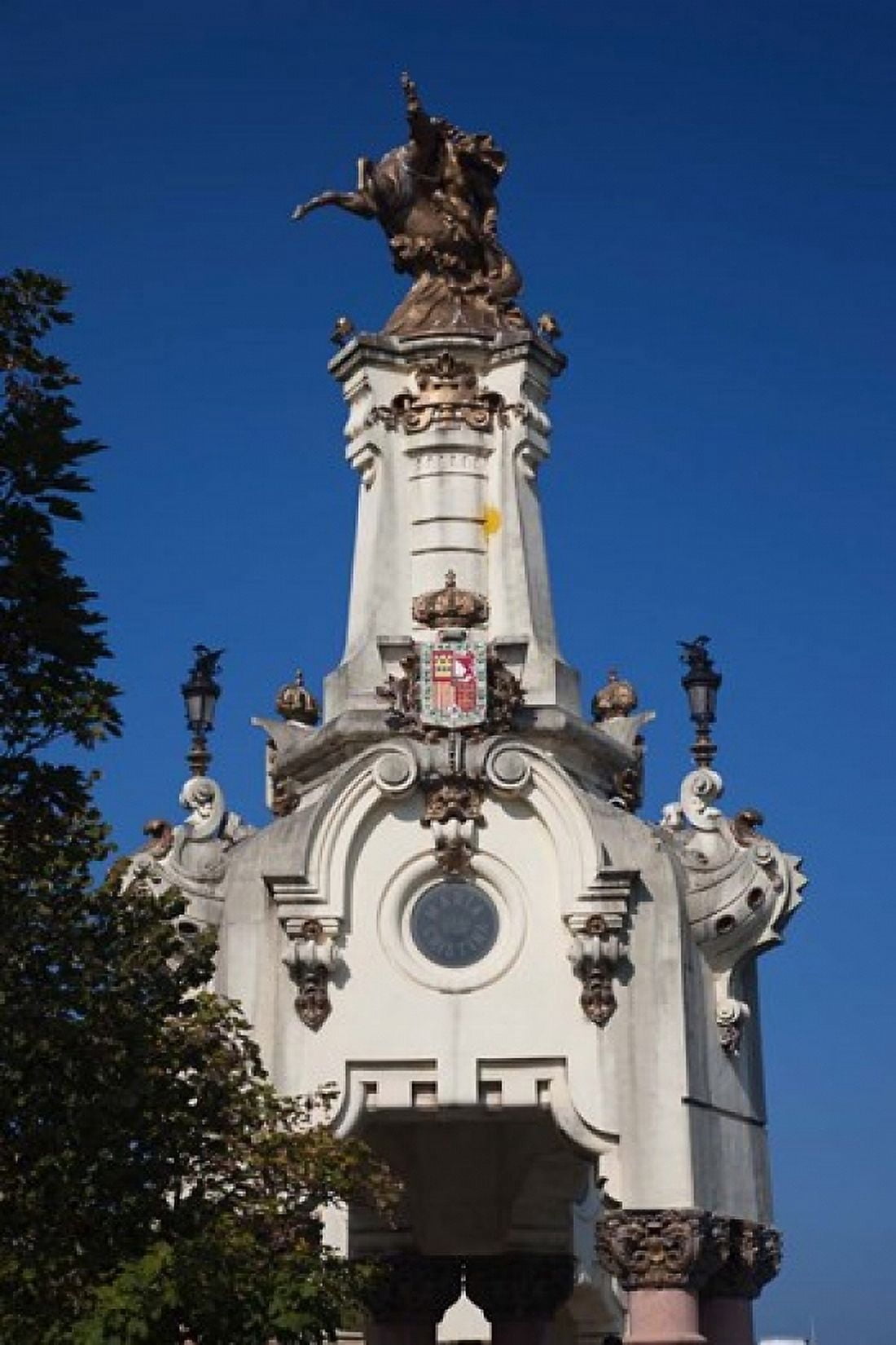 Puente Maria Cristina San Sebastian Spain Canvas Art - Walter Bibikow DanitaDelimont (25 x 38)