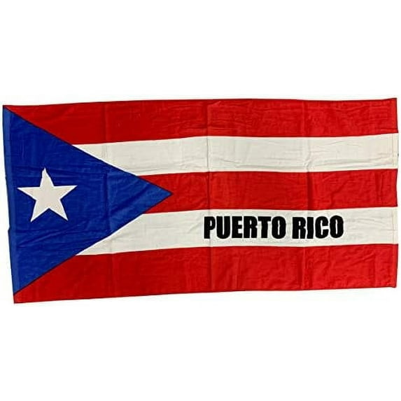 Puerto Beach Towel Flag