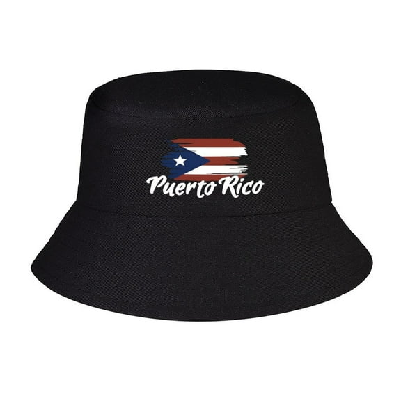 Puerto Print Summer Bucket Hat for Women Men,Made In USA,Sun Hat For Golf Travel Beach Fishing Hat
