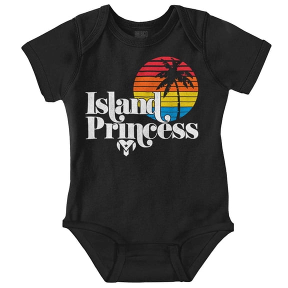 Puerto Rican Boricua Princess Latina Bodysuit Jumper Girls Infant Baby Brisco Brands 12M
