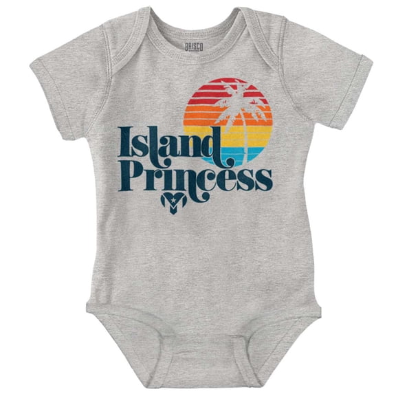 Puerto Rican Boricua Princess Latina Bodysuit Jumper Girls Infant Baby Brisco Brands NB