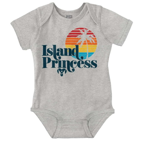 Puerto Rican Boricua Princess Latina Bodysuit Jumper Girls Infant Baby Brisco Brands NB