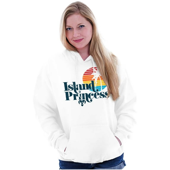 Puerto Rican Boricua Princess Latina Hoodie Sweatshirt Women Brisco Brands L