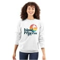 thumbnail image 1 of Puerto Rican Boricua Princess Latina Women Plus Size Crewneck Sweatshirt Brisco Brands 4X, 1 of 5