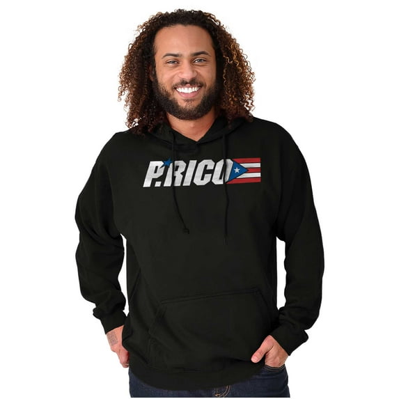 Puerto Rican Country Flag Se Levanta Hoodie Sweatshirt Women Men Brisco Brands S
