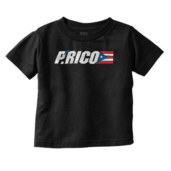 Puerto Rican Country Flag Se Levanta Toddler Boy Girl T Shirt Infant Toddler Brisco Brands 4T