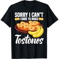 thumbnail image 1 of Puerto Rican Dish Puerto Rico National Food Platano Tostones T-Shirt, 1 of 4