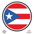 thumbnail image 1 of Puerto Rican Flag - 5" Vinyl Sticker - For Car Laptop I-Pad - Waterproof Decal, 1 of 1
