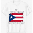 thumbnail image 1 of Puerto Rican Flag With Crown And Text Puerto Rican By Marriage Design Short Sleeve T-Shirt For Women Men Gift For Puerto Rican Bride Groom Family Friends, 1 of 2