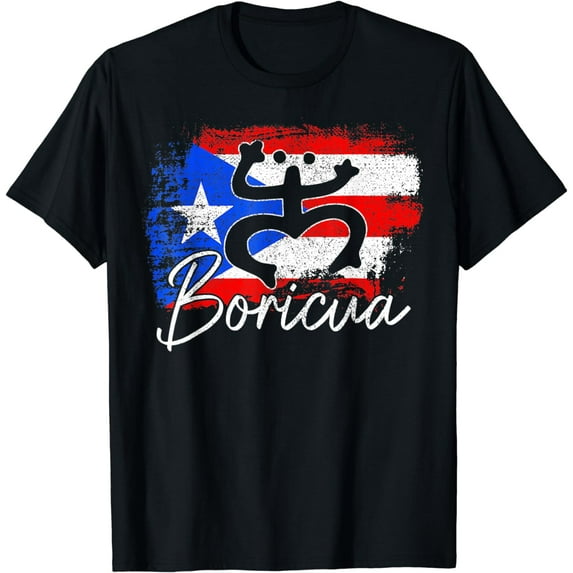 Puerto Rican Flag Hispanic Heritage Boricua Puerto Rico Frog T-Shirt