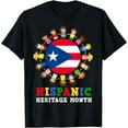 thumbnail image 1 of Puerto Rican Flag Hispanic Heritage Puerto Rico Boy Girl Kid T-Shirt, 1 of 4