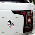 thumbnail image 1 of Puerto Rican Flag Map Coqui Frog PR Car Magnet Puerto Rico Magnetic Sticker Decal - 2 Pack Reflective 4" - for Truck Door Fridge Reusable Waterproof b0315p, 1 of 4