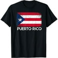thumbnail image 1 of Puerto Rican Flag T-Shirt | Vintage Made In Puerto Rico Gift, 1 of 3