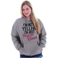 thumbnail image 1 of Puerto Rican Funny Yelling Boricua Hoodie Sweatshirt Women Brisco Brands M, 1 of 5