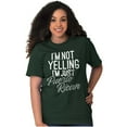 thumbnail image 1 of Puerto Rican Funny Yelling Boricua Women's Graphic T Shirt Tees Brisco Brands S, 1 of 5