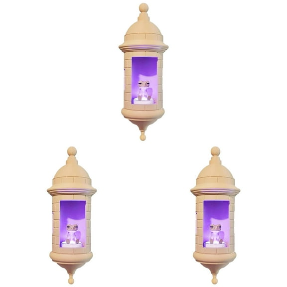 Puerto Rican Garita Wall Coqui Desk Lamp, Coqui Frog Puerto Rico Frog Night Light Adjustable Color, for Bedroom Living Room Childrens Room Office Decor-3 Pack