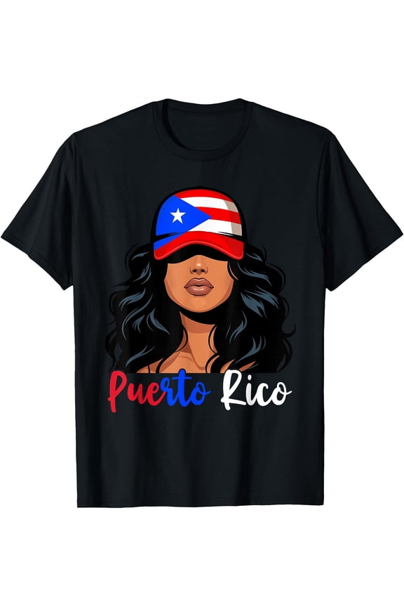 Puerto Rican Girl Puerto Rico Flag Proud Boricua Women T-Shirt Tops Tee