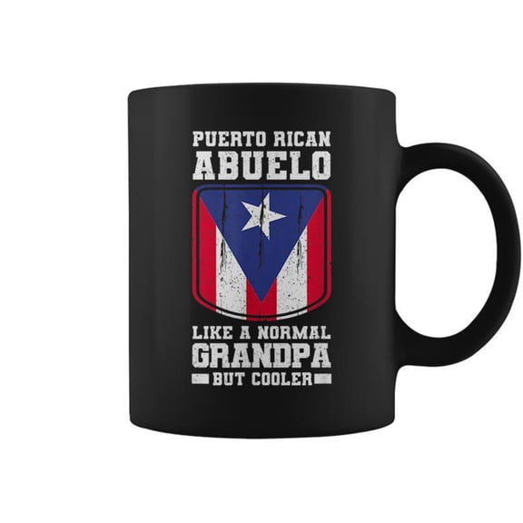 Puerto Rican Grandpa Abuelo Puerto Rican Flag Puerto Rico Coffee Mugs