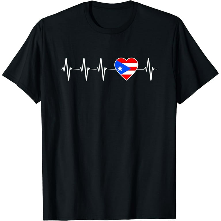 Puerto Rico Heartbeat Love Puerto Rico T-Shirt