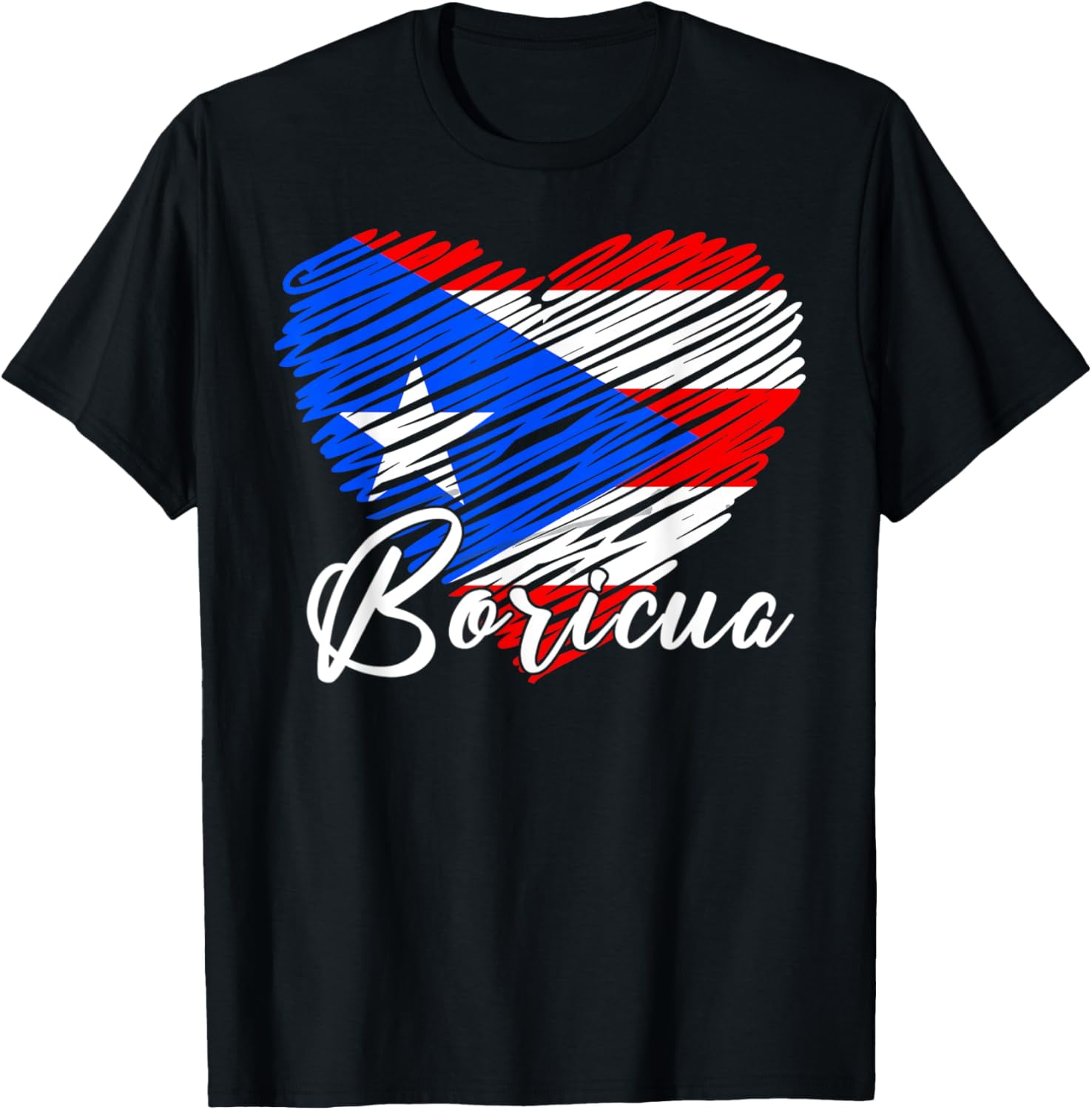 Puerto Rican Hispanic Heritage Boricua Puerto Rico Heart TShirt