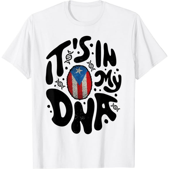 Puerto Rican It's In My DNA Puerto Rico Flag Hispanic Women T-Shirt