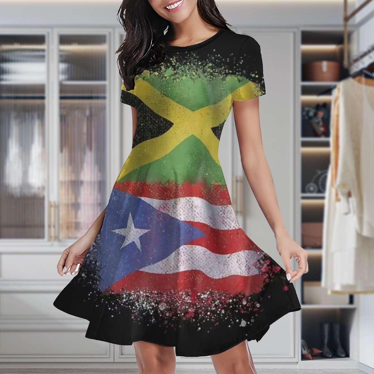 open lace back dress Amazon.com: Elegant Casual Jamaican Flag Long Dress for Women Girl's Summer  Sun Beach 4XL : Clothing, Shoes & Jewelry main image 0