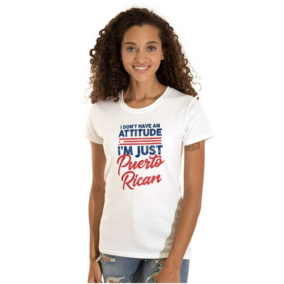 Puerto Rican PR Pride Se Levanta Womens Slim Fit Graphic Tee Brisco Brands M