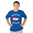 thumbnail image 1 of Puerto Rican Pride Boricua Se Levanta Crewneck T Shirts Boy Girl Teen Brisco Brands XS, 1 of 5