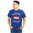 thumbnail image 1 of Puerto Rican Pride Boricua Se Levanta Men's Graphic T Shirt Tees Brisco Brands S, 1 of 5