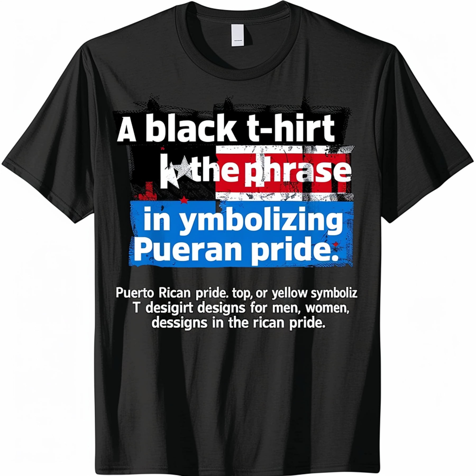 Puerto Rican Pride Flag TShirt Bold Design for Men Women and Kids Show