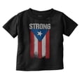 thumbnail image 1 of Puerto Rican Pride Frayed PR Flag Toddler Boy Girl T Shirt Infant Toddler Brisco Brands 4T, 1 of 6