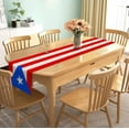 thumbnail image 1 of Puerto Rican Table Runner for Puerto Rico Themed Party Decoration Home Kitchen Dining Room Dinner Linen Table Decor (13.8" x 71"), 1 of 6