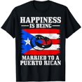 thumbnail image 1 of Puerto Rican Wife Husband Wedding Puerto Rico Boricua Flag T-Shirt, 1 of 4