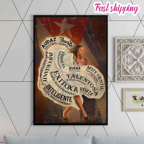 Puerto Rican Woman I Am Exitoxa Enough poster Prints Poster Wall Art Vertical 11 x 17 Inch Poster