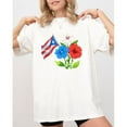 thumbnail image 1 of Puerto Rican Womens Cultural Graphic Tee Shirt Floral Flag Design Tops Short Sleeve Crew Neck White S-5XL, 1 of 5