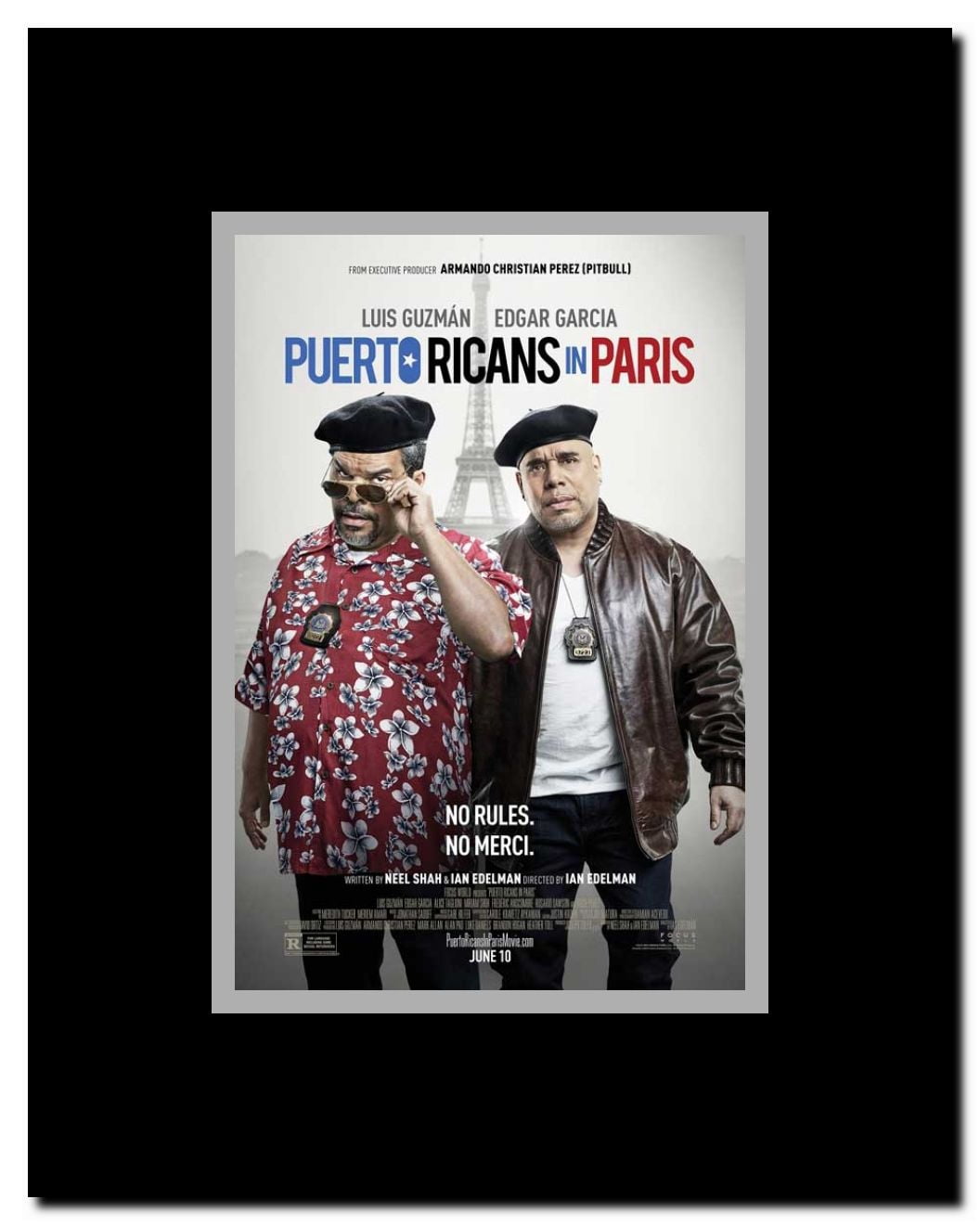 Puerto Ricans in Paris Framed Movie Poster