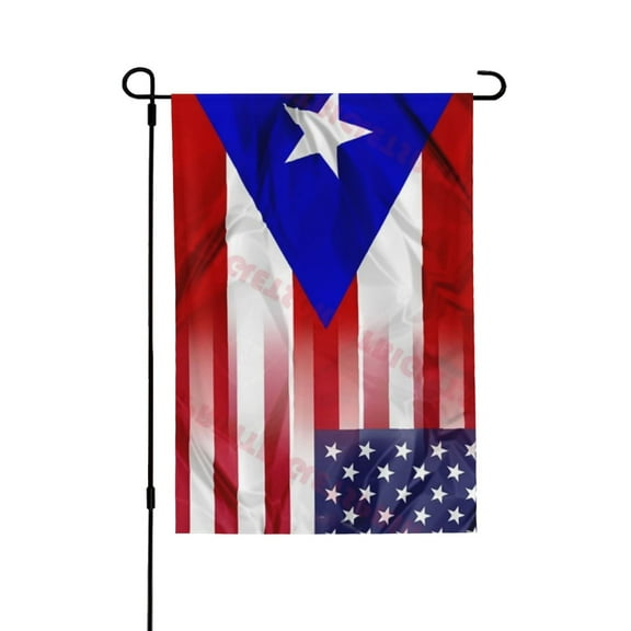Puerto-Rico-America-Flag House Flag 28 X 40 Inch Garden Flag Decorative House Yard Double Sided Flag For Decoration