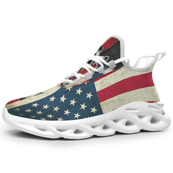 Puerto Rico American Shoes Trail Running Shoe Non-Slip Breathable Comfortable Sneakers white Size 7