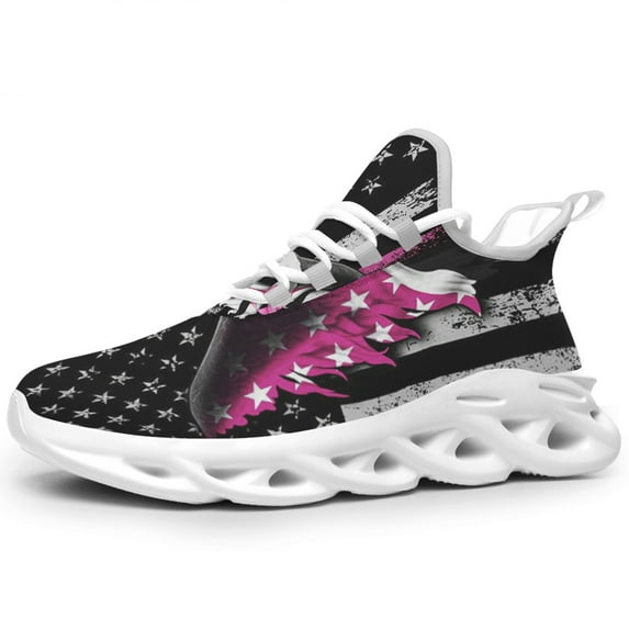 Puerto Rico American flag Shoes Trail Running Shoe Non-Slip Breathable Comfortable Sneakers Black Size 8.5