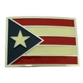 thumbnail image 1 of Puerto Rico Bandera puertorriquena Puertorriqueno Belt Buckle Square Metal Big, 1 of 2
