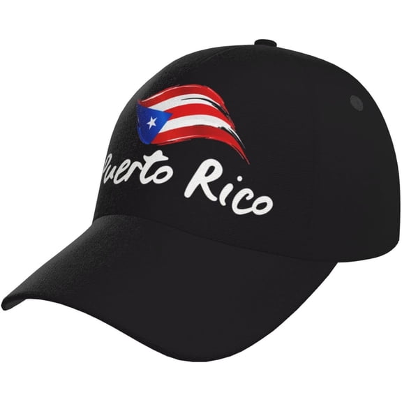 Puerto Rico Baseball Cap Fashion Puerto Rico Flag Hat Adjustable Sun Caps for Men Women