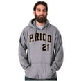 thumbnail image 1 of Puerto Rico Baseball Game Player 21 Hoodie Sweatshirt Women Men Brisco Brands S, 1 of 5