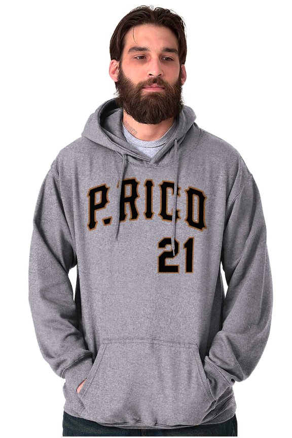 Puerto Rico Baseball Game Player 21 Hoodie Sweatshirt Women Men Brisco Brands S