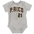 thumbnail image 1 of Puerto Rico Baseball Game Player 21 Romper Boys or Girls Infant Baby Brisco Brands NB, 1 of 6