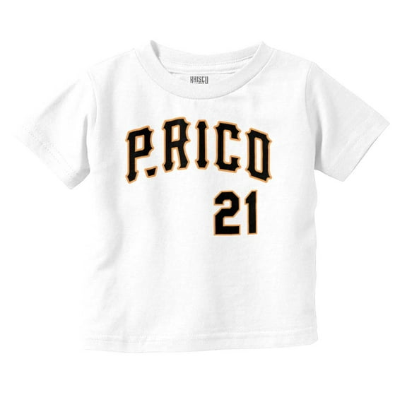 Puerto Rico Baseball Game Player 21 Toddler Boy Girl T Shirt Infant Toddler Brisco Brands 4T