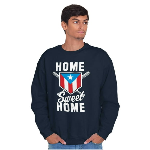 Puerto Rico Baseball State Flag Pride Sweatshirt for Men or Women Brisco Brands S