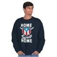 thumbnail image 1 of Puerto Rico Baseball State Flag Pride Unisex Plus Fleece Graphic Sweatshirt Brisco Brands 2X, 1 of 5