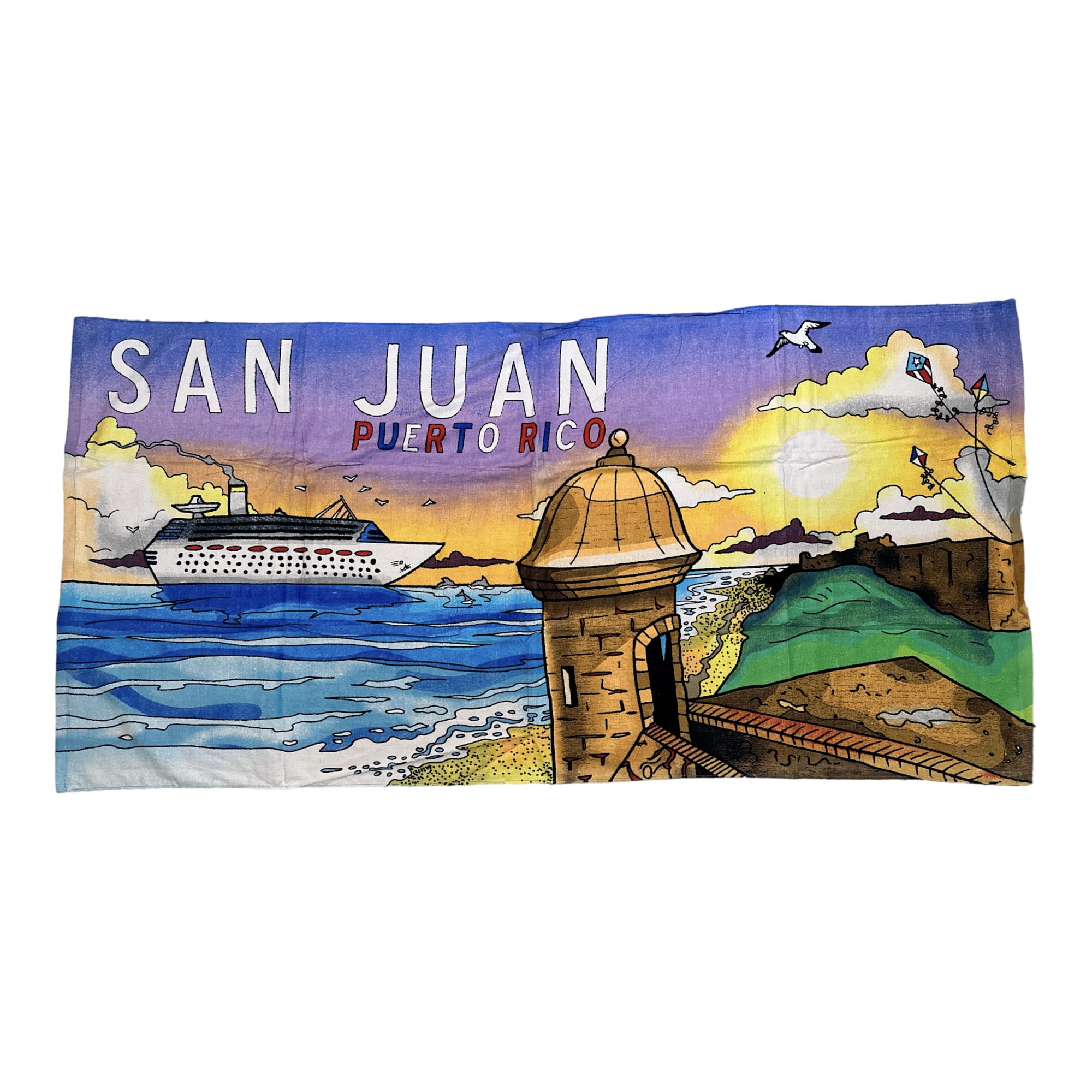 Puerto Rico Beach Towel Cruise