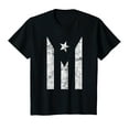 thumbnail image 1 of Puerto Rico Black Flag Puerto Rican Pride Orgullo Boricua T-Shirt, 1 of 4